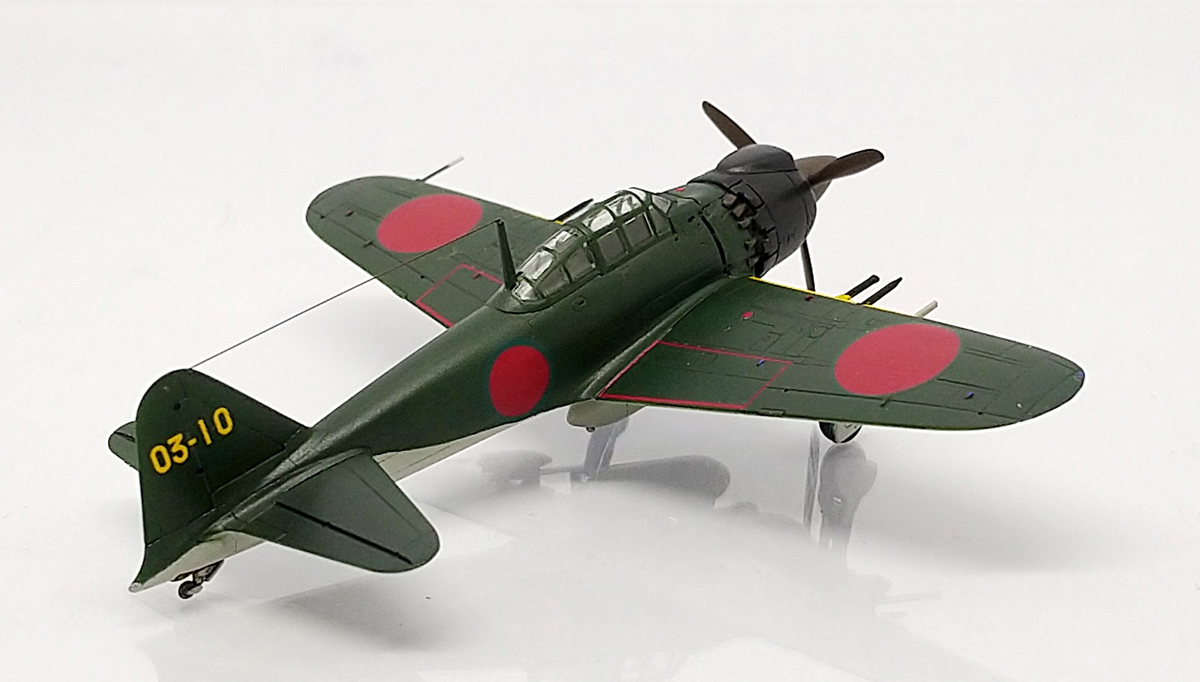1/144 完成品 零戦64型 金星エンジン装備機 谷水竹雄搭乗想定 1/144 完成品 零戦64型 金星エンジン装備機 谷水竹雄搭乗想定