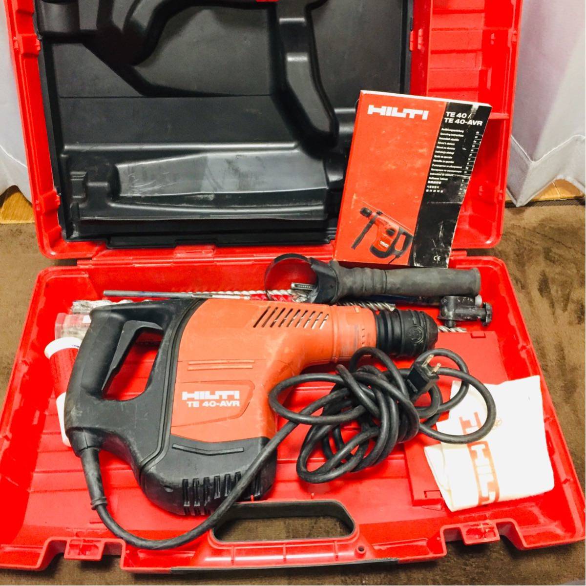 動作確認済】 HILTI ヒルティ TE40-AVR コンビハンマードリル m0610