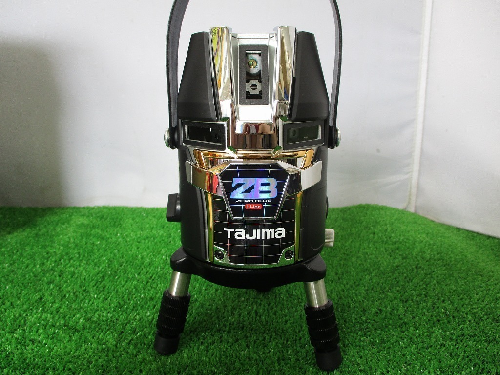 未使用品 タジマ Tajima ブルーグリーン レーザー墨出し器 矩十字 横全