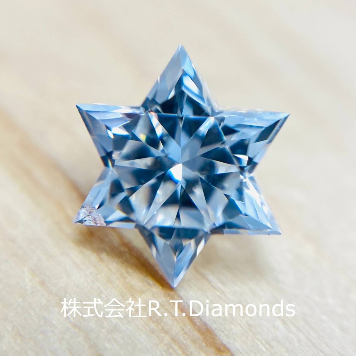 高い品質 STAR 可愛い星形ダイヤモンド I SI1 0.612ct RT1354 CGL