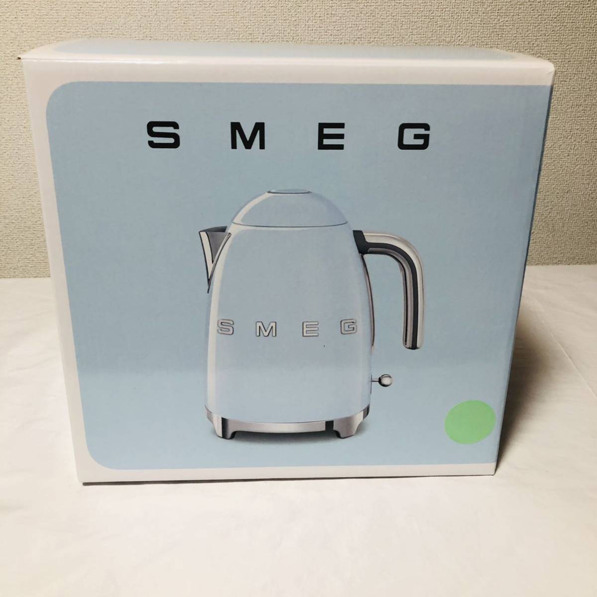 未使用■ SMEG スメッグ 電気ケトル 1.7L パステルグリーン