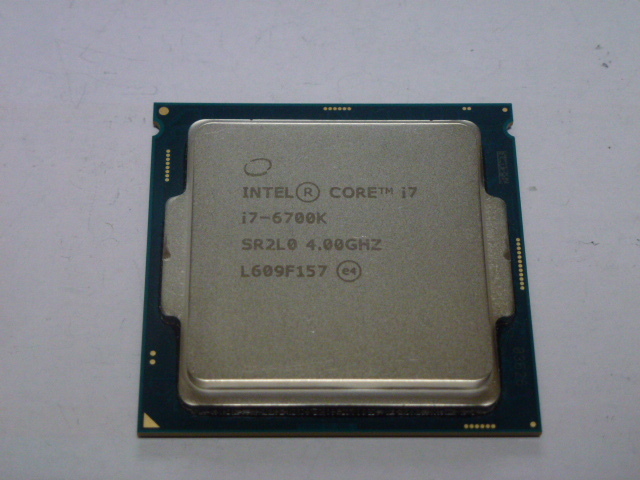 INTEL CPU Core i7 6700K 4コア8スレッド 4.00GHZ SR2L0 CPUのみ 起動