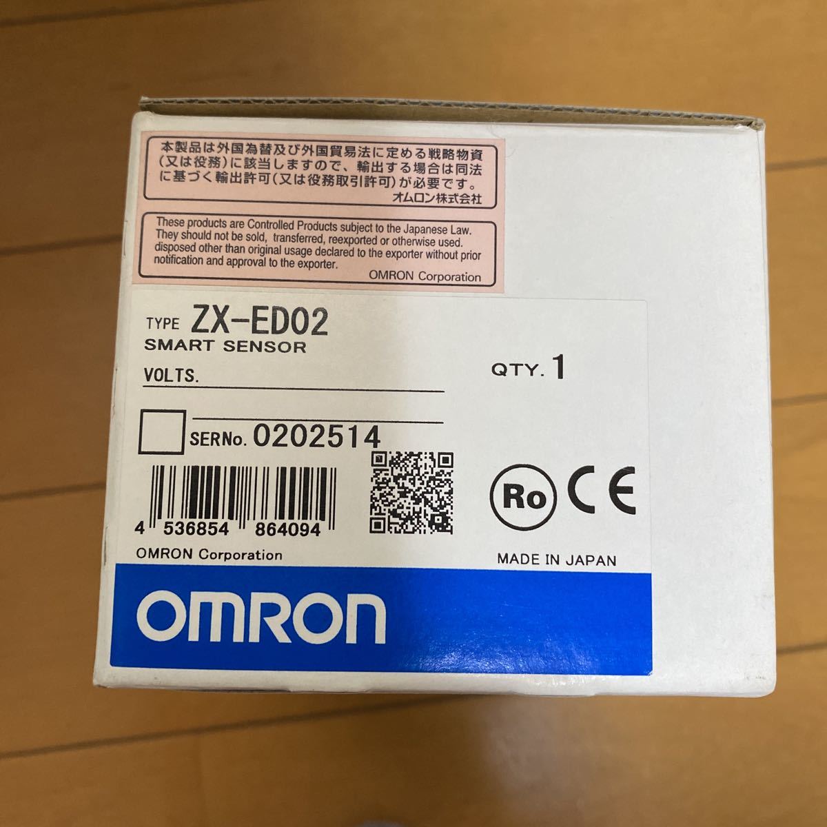 オムロン スマートセンサ ZX-ED02 未使用保管品送料無料|Yahoo オムロン スマートセンサ ZX-ED02 未使用保管品送料無料|Yahoo