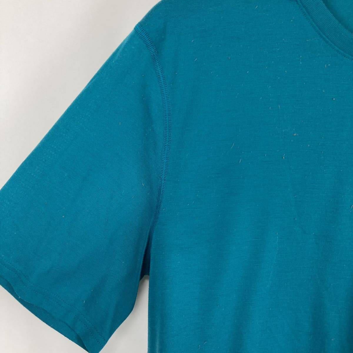 大きいサイズ UNDER ARMOUR アンダーアーマー メンズ 半袖 Tシャツ トップス 無地 ブルー グリーン Lサイズ スポーツ アウトドア ウェア_画像6