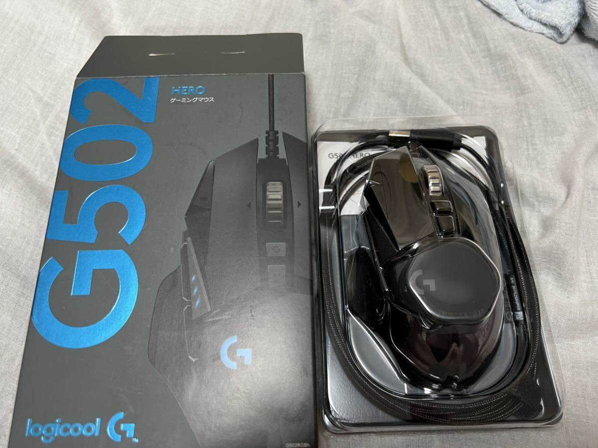 ゲーミングデバイスセット】ロジクール製 ゲーミングマウス G502 HERO