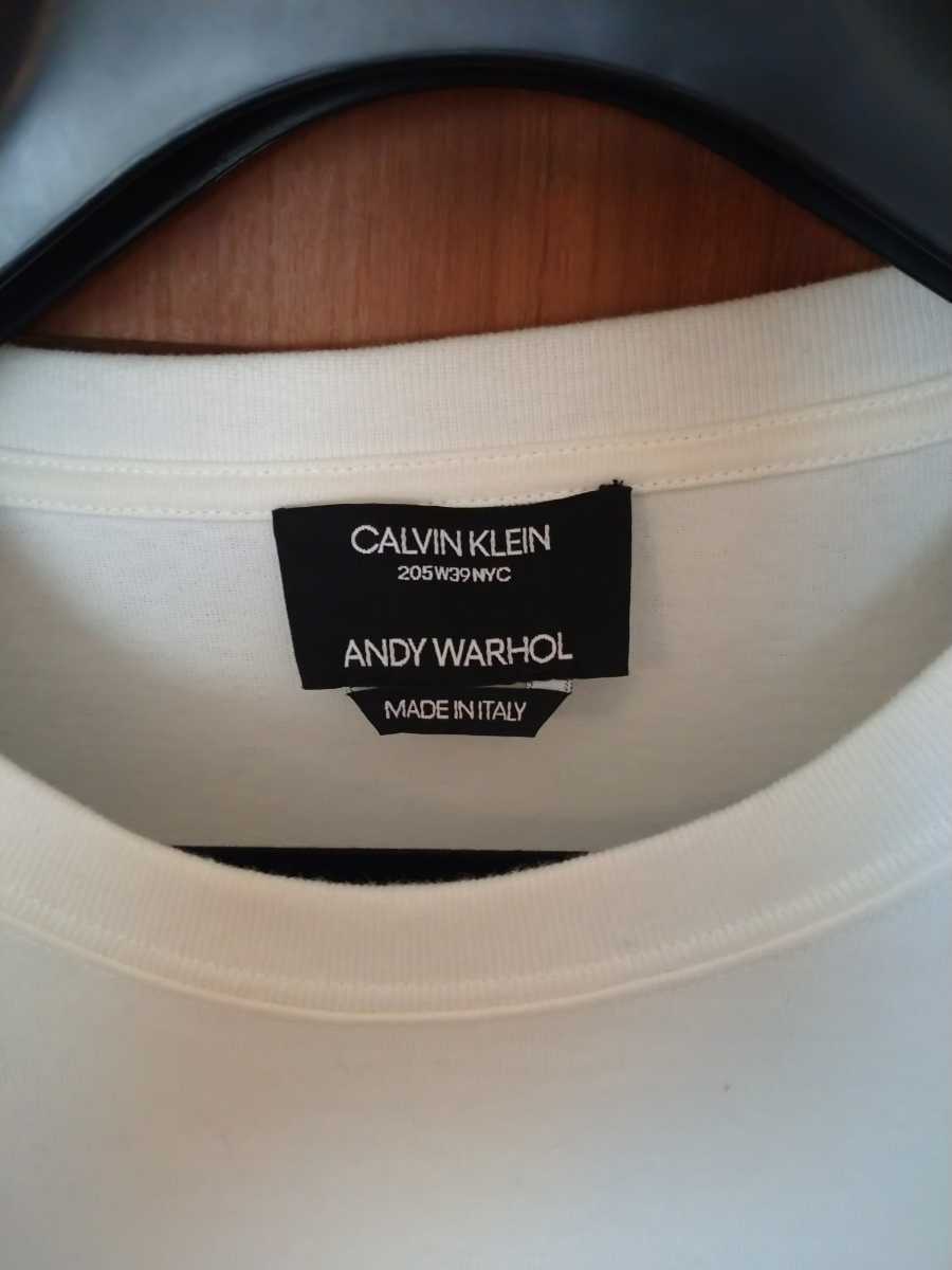 新品未使用 カルバンクライン 205W39NYC Tシャツ アンディウォーホル CALVIN KLEIN ラフシモンズ rafsmons