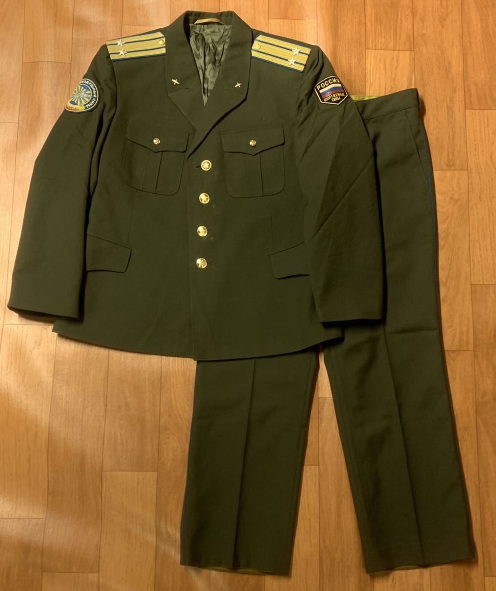 希少品 ロシア軍 空軍 中佐 礼装用 94式制服 上下セット 54-2 94年製 VVS ロシア連邦軍 チェチェン