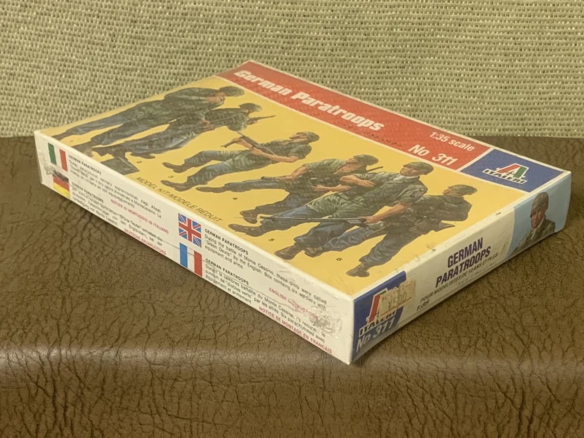 06035 Italeri No. 311 1/35 German Paratroops イタレリ ドイツ パラシューター フィギュアセット シュリンクパック未開封品 降下猟兵_画像2