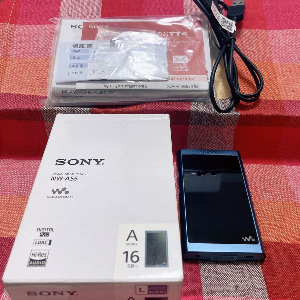 PayPayフリマ｜SONY ウォークマン Aシリーズ NW-A55(L) ソニー WALKMAN ムーンリットブルー 16GB
