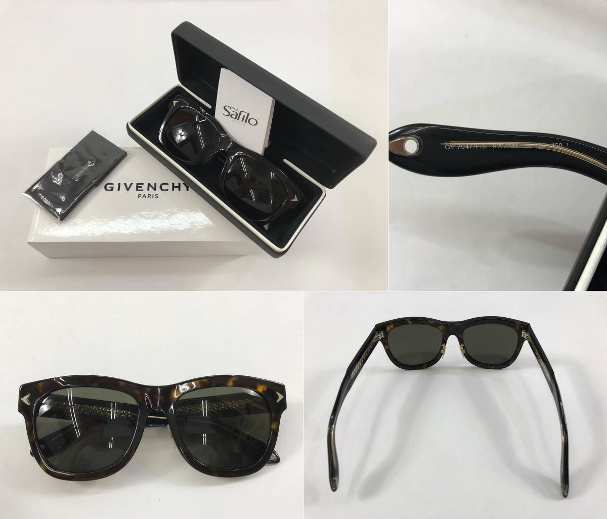 (2490)[1 иен старт ] солнцезащитные очки продажа комплектом RayBan Ray-Ban Givenchy Vivienne Tom Ford модные очки без линз утиль 