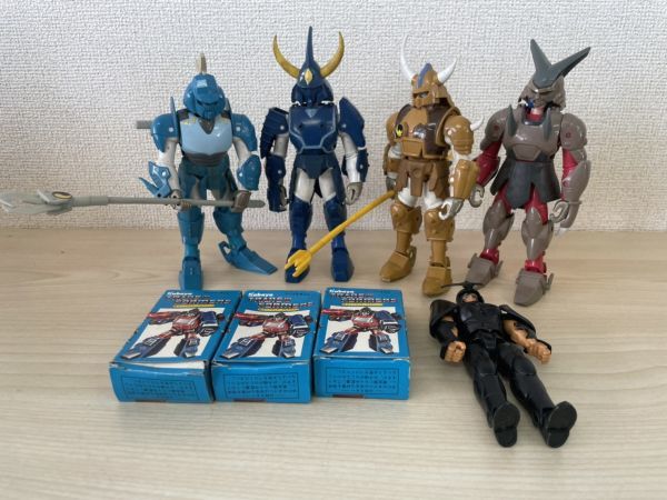 サムライトルーパーフィギュア 3体セット タカラ製30年程前の品 サムライトルーパーフィギュア 3体セット タカラ製30年程前の