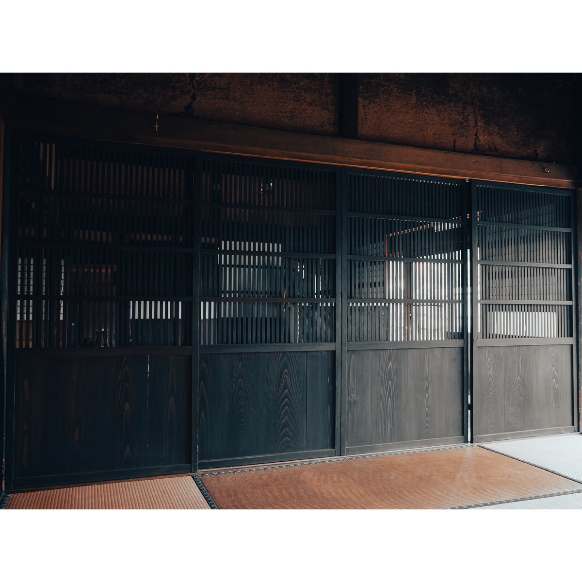[ старый дом в японском стиле. двери ] Taisho период. тысяч основной . дверь 4 листов / ширина 930 высота 1765 толщина 32/. дверь раздвижная дверь деревянная дверь из дерева двери старый двери / магазин салон старый дом в японском стиле модифицировано оборудование преобразование DIY
