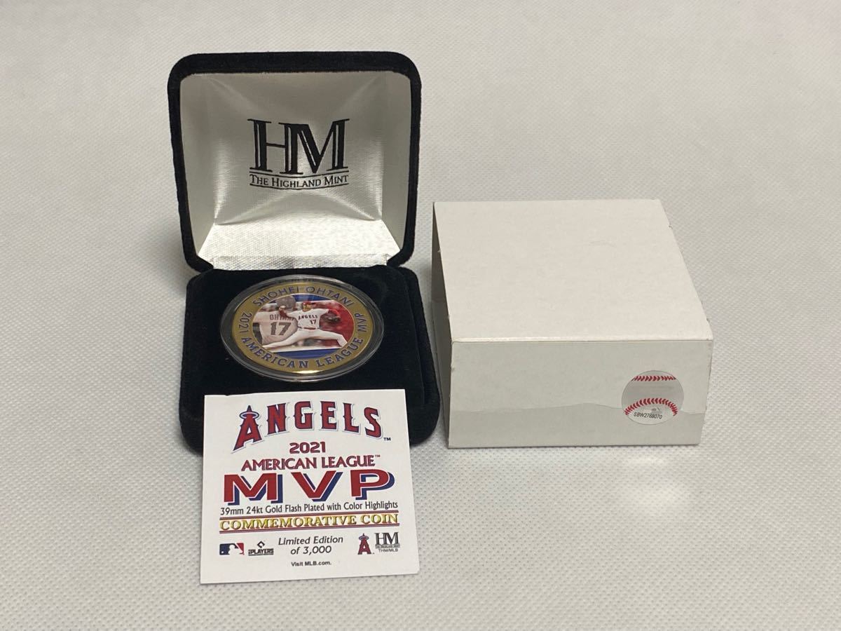 2021年大谷翔平AL MVP 獲得記念ゴールドコイン(数量限定:3,000個)