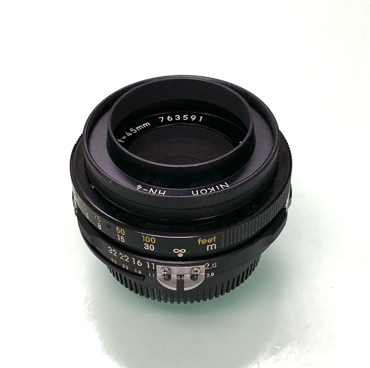 美品】ニコン NIKON ニッコール NIKKORC GN Auto 45mm f2.8 Ai改