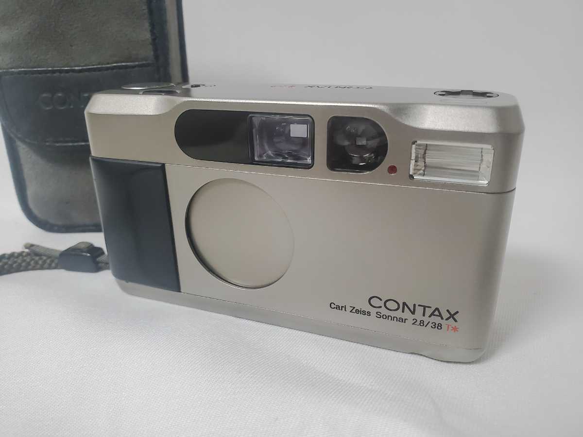 CONTAX T2 Carl Zeiss 2.8/38 T* コンパクトフィルムカメラ 動作確認済