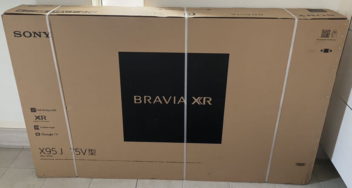 SONY ソニー　4K液晶テレビ BRAVIA XR X95J 75V型XRJ-75X95J_画像1
