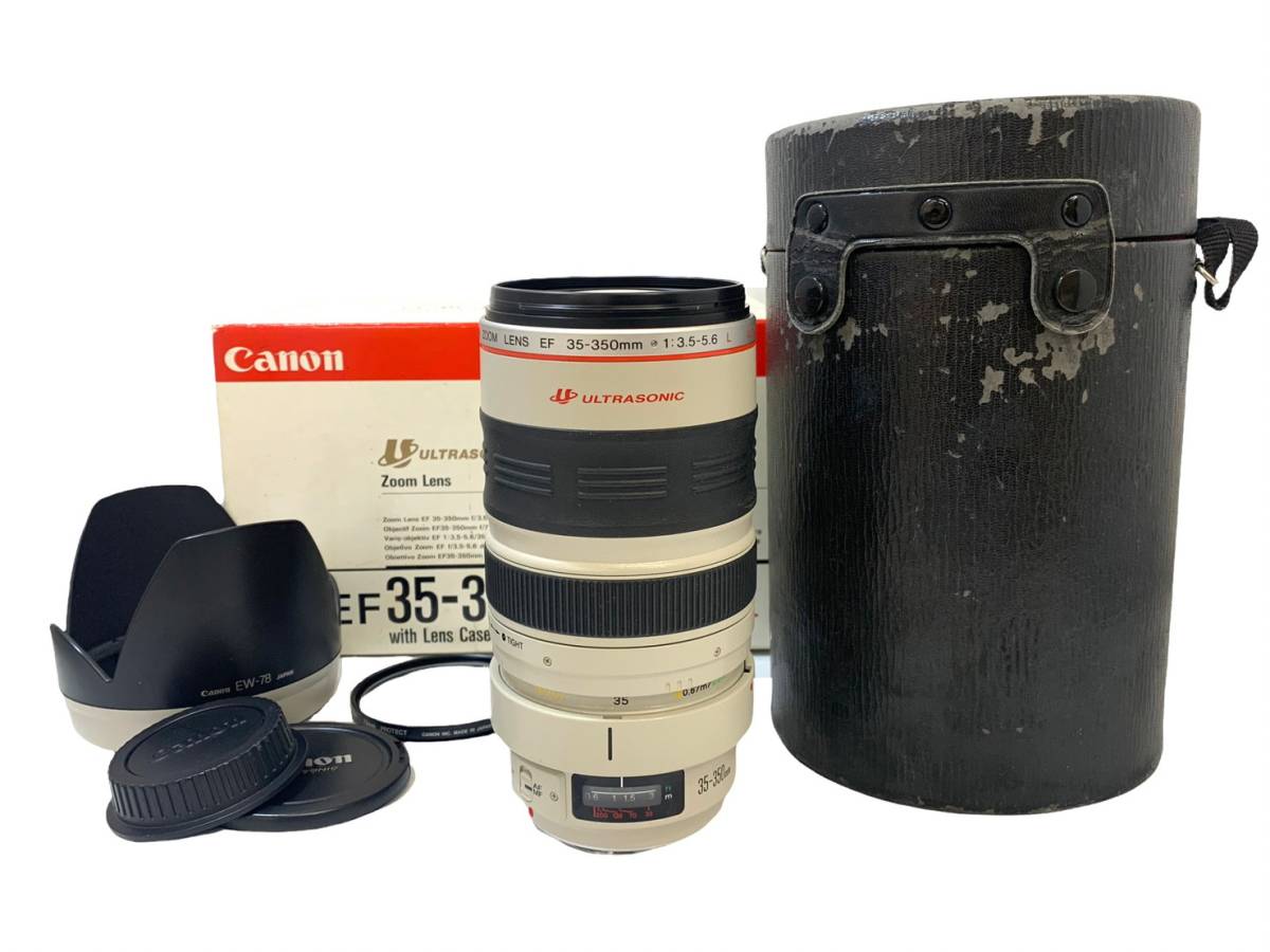 Canon/キヤノン EF 35-350mm F3.5-5.6 L ULTRASONIC 望遠 ズームレンズ EFマウント 元箱/フード他付属 一眼レフカメラ用 現状品 (29771nk1)_画像1