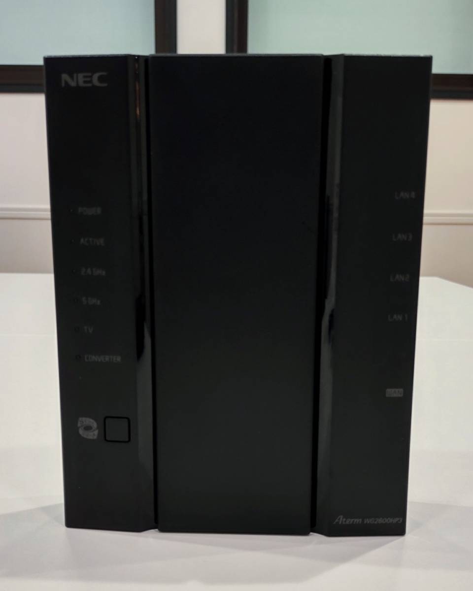 【中古品動作品】[NEC] Wi-Fi 無線LANルーター 『Aterm WG2600HP3』【動作確認・初期化済】_画像1