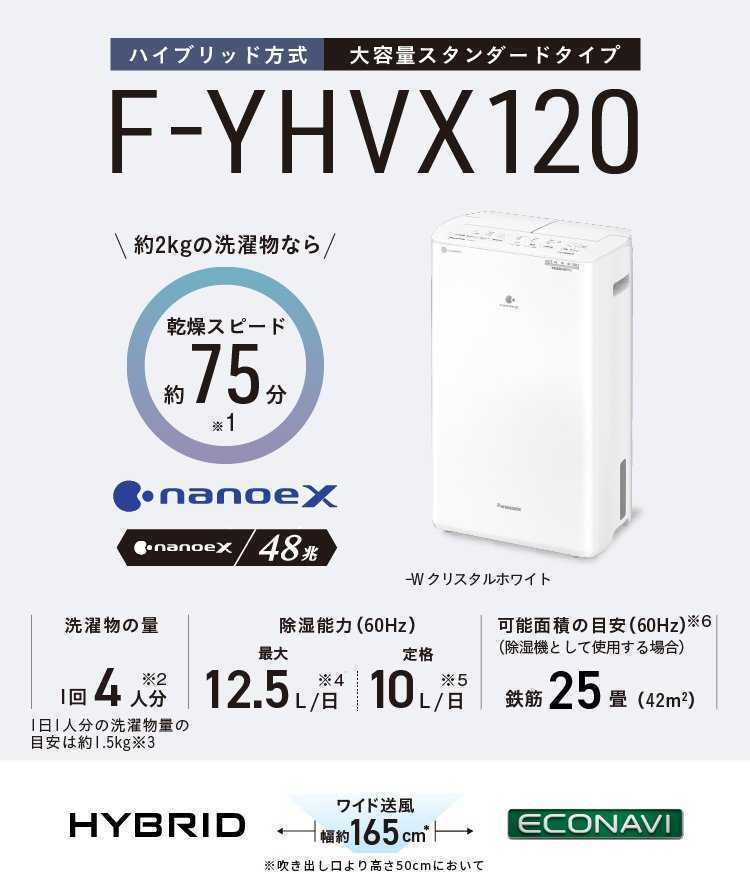 Panasonic F-YHVX120-W WHITE