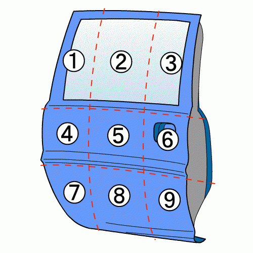 フォレスター TA-SG5 左リアドア 32J 69721_画像6