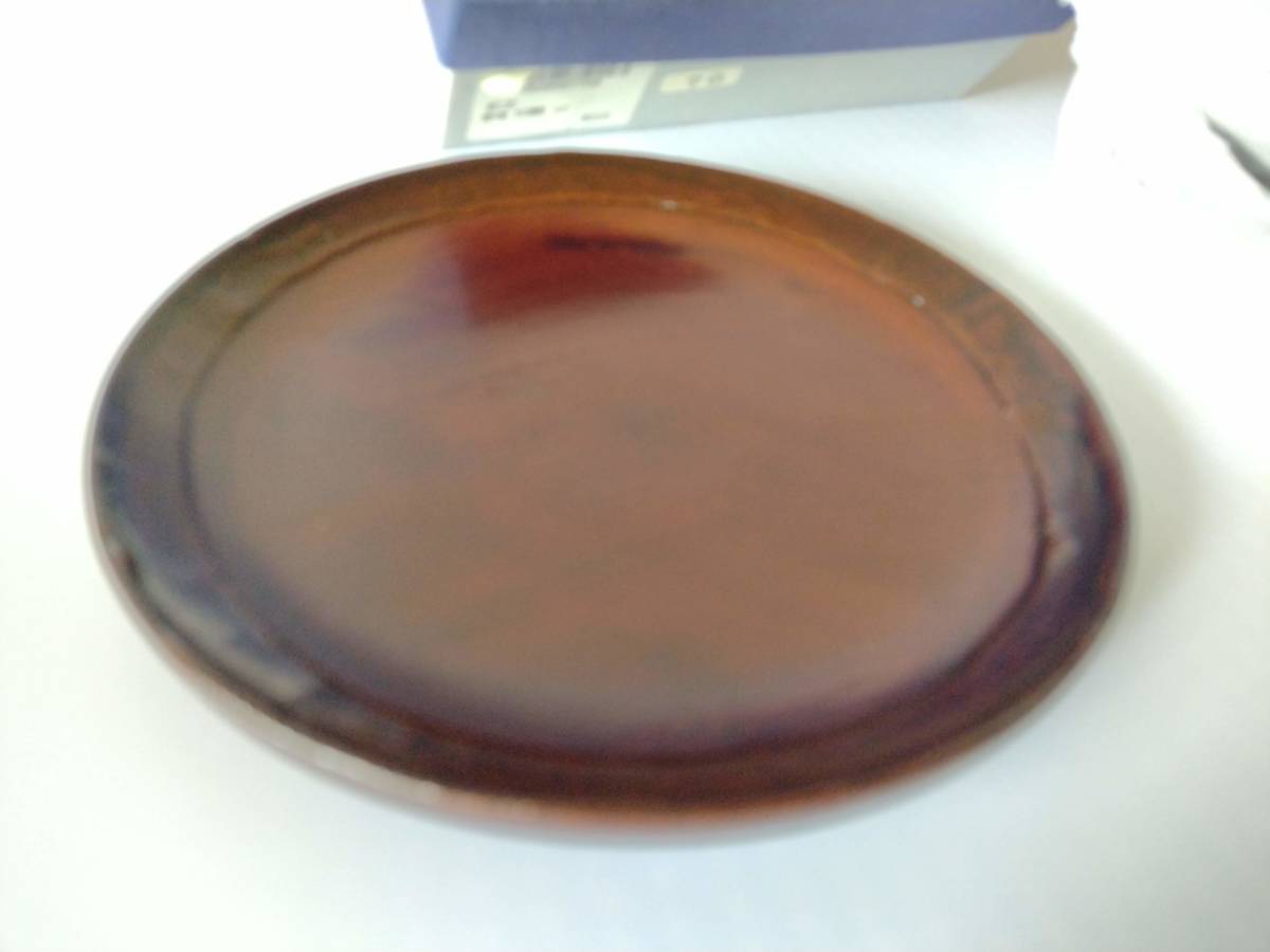  Echizen краска Echizen лакированные изделия кондитерские изделия тарелка 5 листов лакированные изделия натуральное дерево средняя тарелка не использовался 