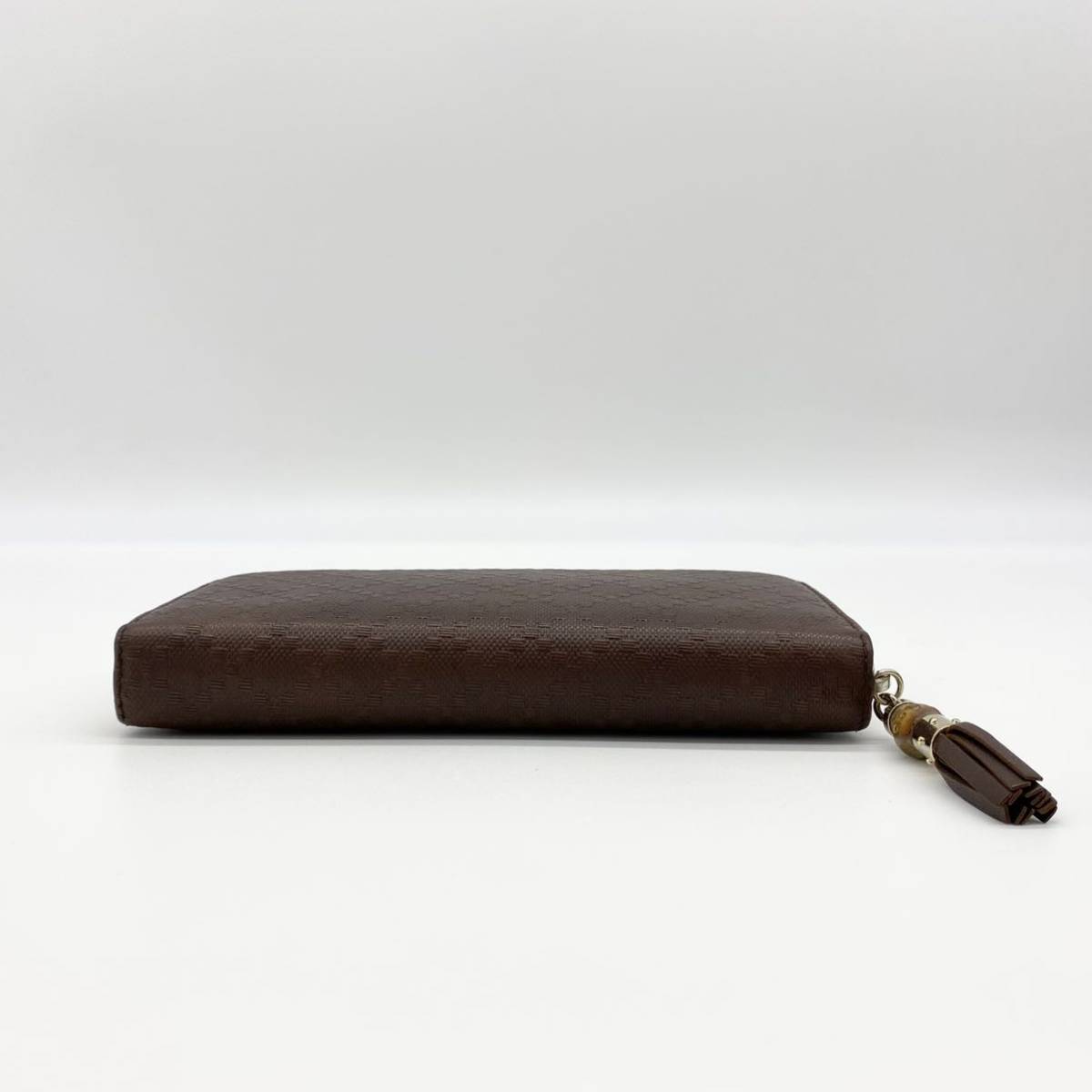 1円〜 極美品 GUCCI グッチ ディアマンテ ラウンドファスナー ラウンド