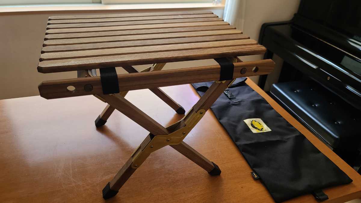 NORAsサイドテーブル ウォールナット 銅金具仕様 ケース NORAsテーブル