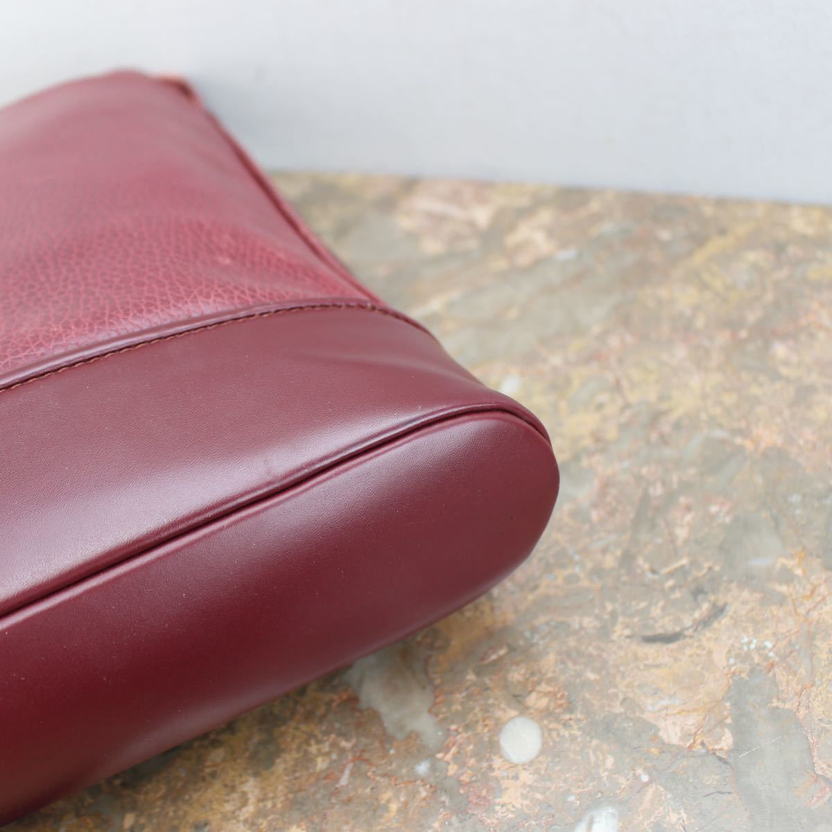 OLD Cartier MUST LINE LEATHER SHOULDER BAG/オールドカルティエ