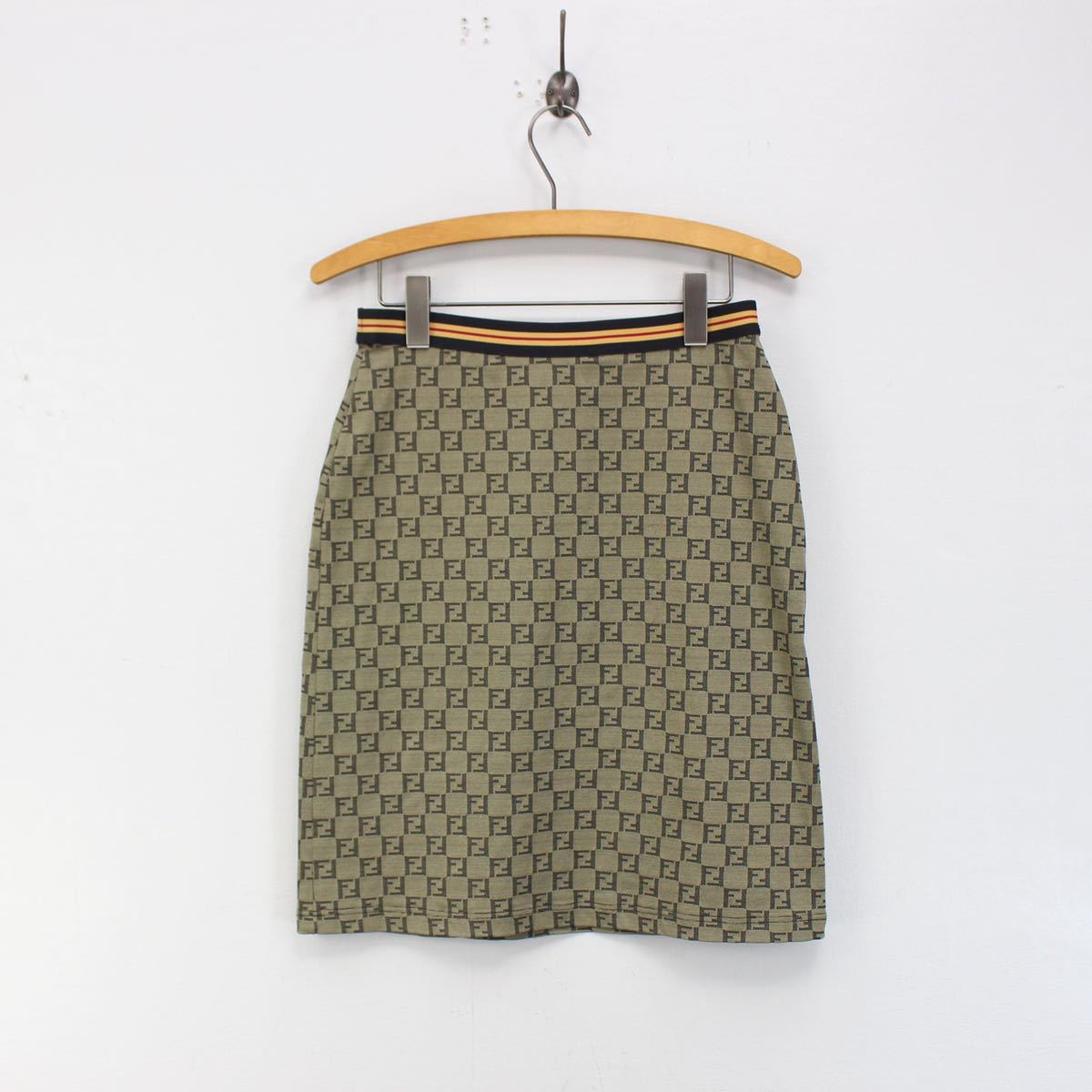 FENDI ZUCCA PATTERNED LOGO MANIA SKIRT MADE IN ITALY/フェンディズッカ柄ロゴマニアスカートの画像5