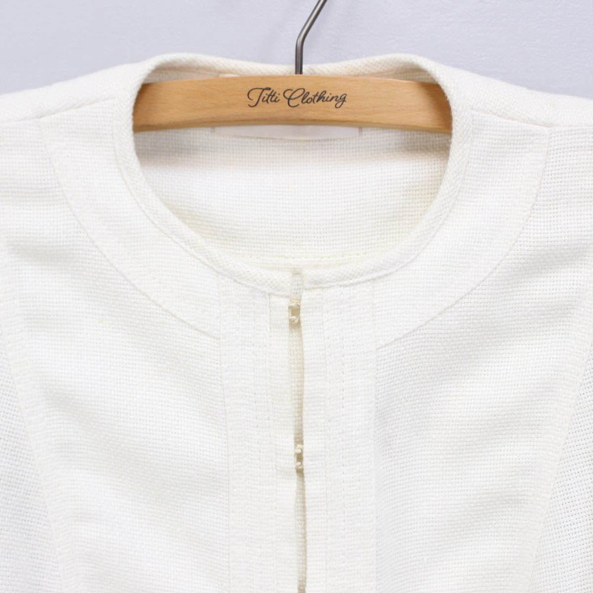 VALENTINO NO COLLAR JACKET MADE IN ITALY/ヴァレンチノノーカラー