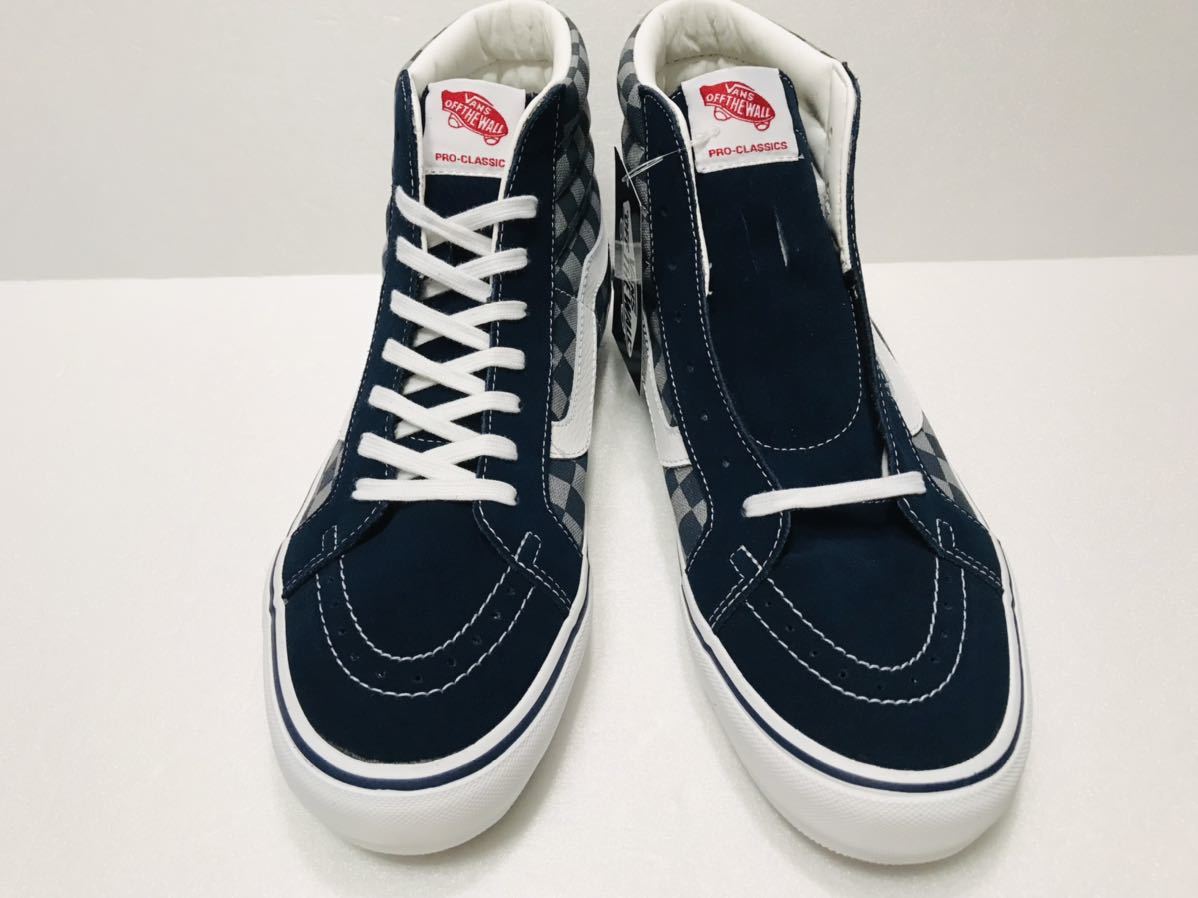 未使用!! デッド VANS バンズ 50周年記念 限定 SK8-HI PRO Reissue 50TH 87BK / C.WH 29cm us 11 スケートハイ プロ チェッカーボード_画像3