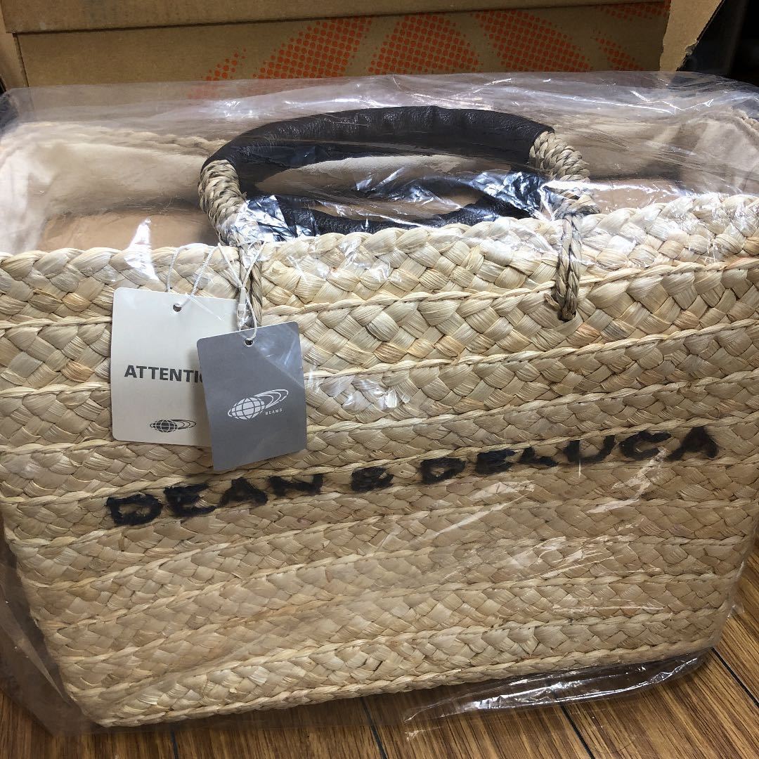 即決 送料無料 タグ付き新品未使用　DEAN＆DELUCA ディーンアンドデルーカ BEAMS COUTURE ビームス　保冷 カゴバッグ　かごバッグ