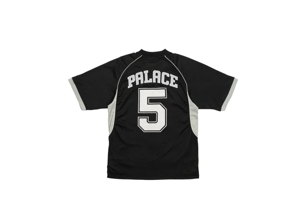 Palace Skateboards MESH FOOTBALL TOP ブラック Mサイズ 新品 パレス