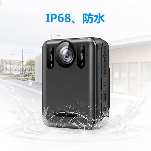 購入安いボディカメラ CAMMHD 2バッテリー 4000mAh 2160P IP68 防水防犯カメラ 3600万ピクセル 赤外線暗視 Type-C 赤青ランプ点滅 歩行カメラ 個人 その他