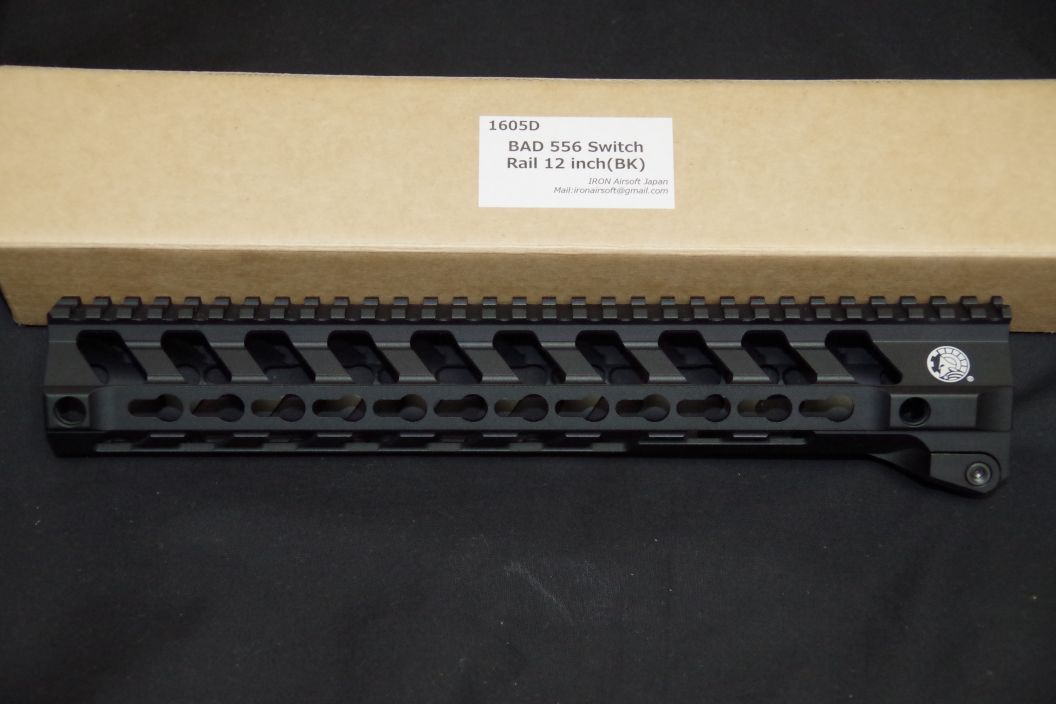 IRON AIRSOFT FORTIS BAD 556Switch KeyMod RAIL 12in BK WA/PTWの画像1