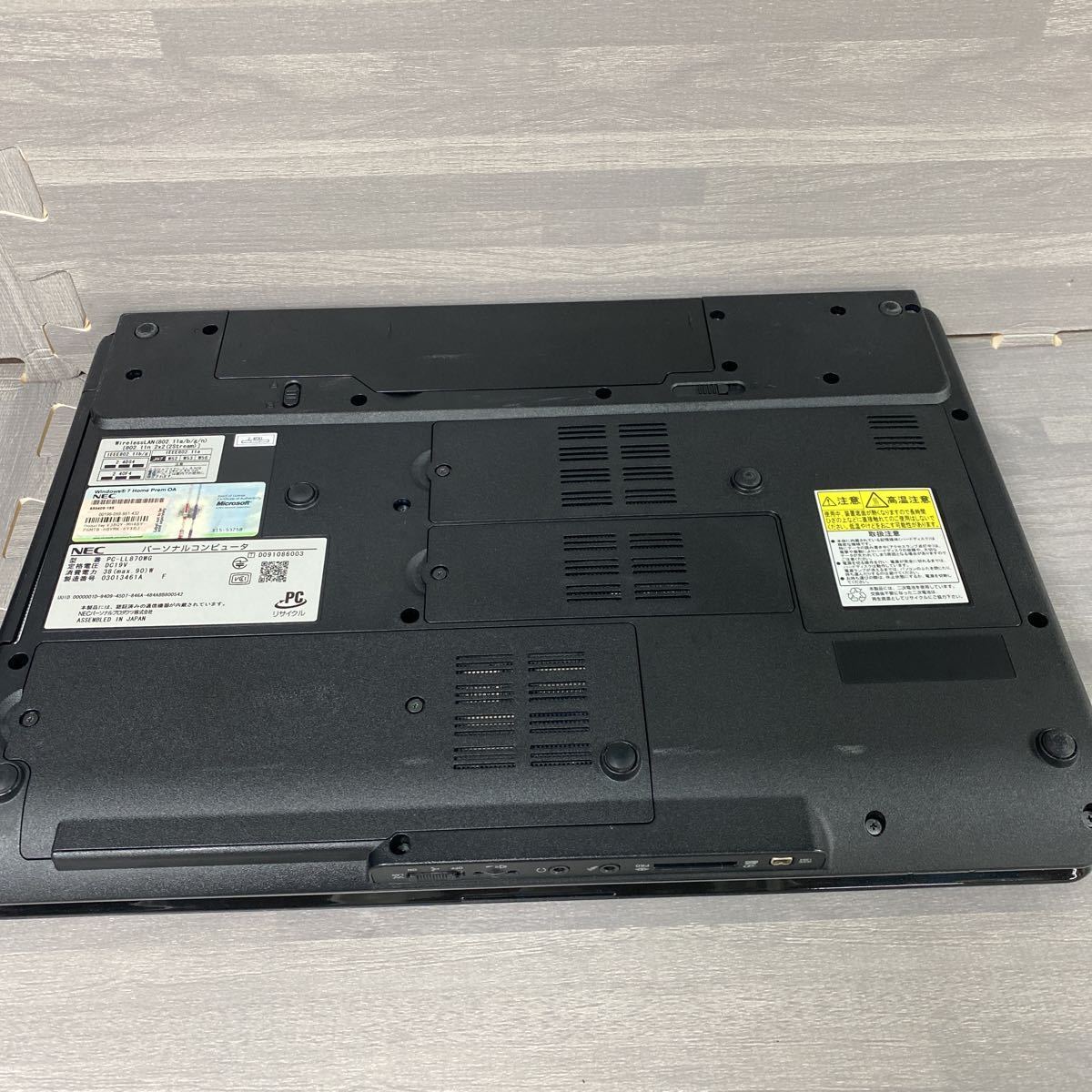 DC-6》新品SSD交換済み♪ 『NEC LaVie LL870/W』Win11&i5&メモリ4GB