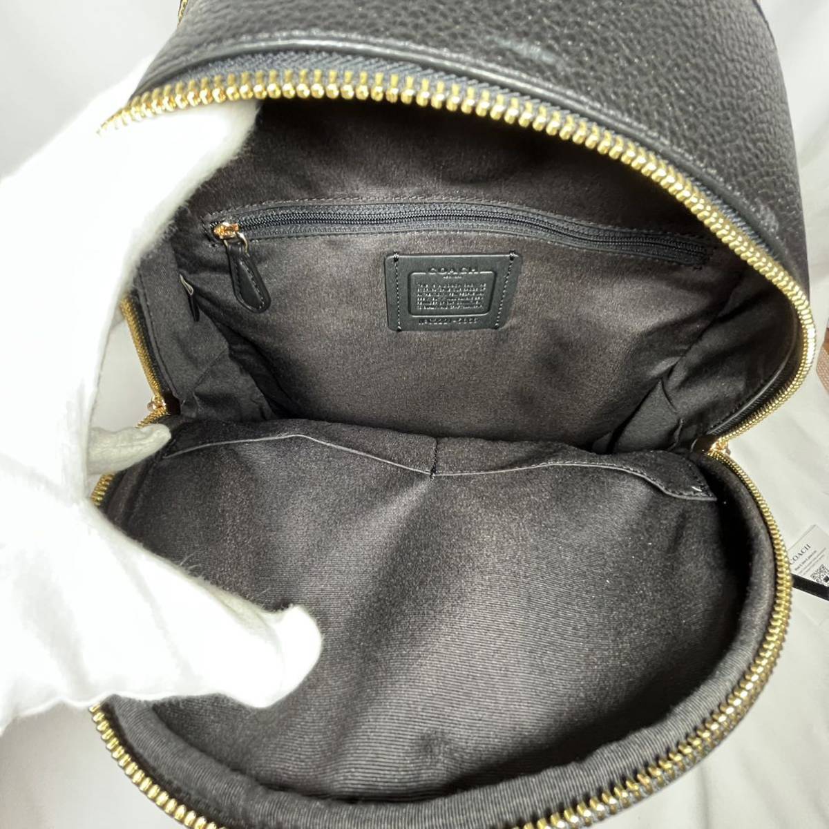 新品】COACH コーチ コート バックパック リュック レザーリュック