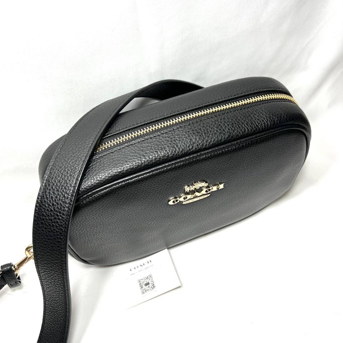 [ new goods ]COACH Coach lady's shoulder bag Cross body J mi- camera bag black black CA207