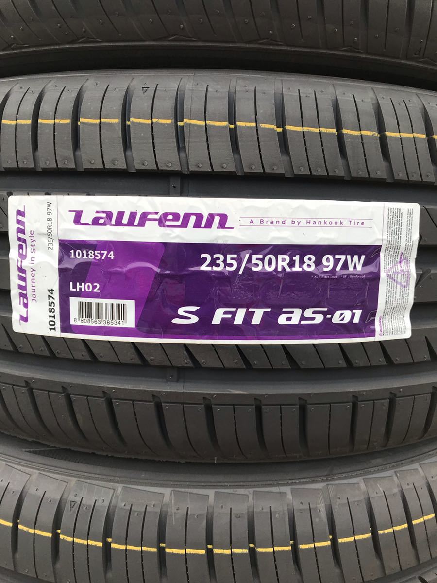 送料税込34800円〜新品タイヤ 235/50R18 97W ハンコック ラウフェン HANKOOK Laufenn S Fit as-01 LH02 4本_画像2