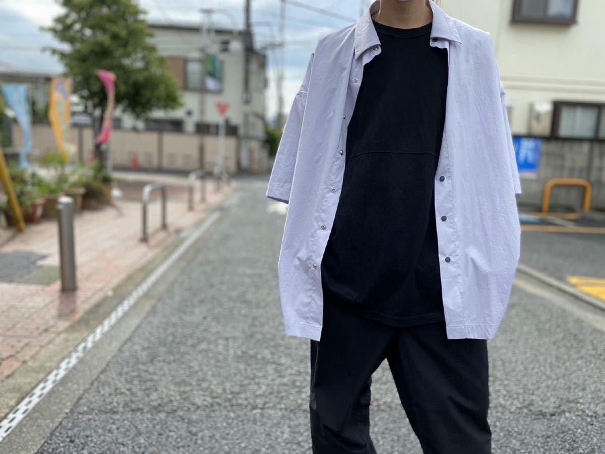 My Beautiful Landletマイ　ビューティフル　ランドレットback layered S/S shirt