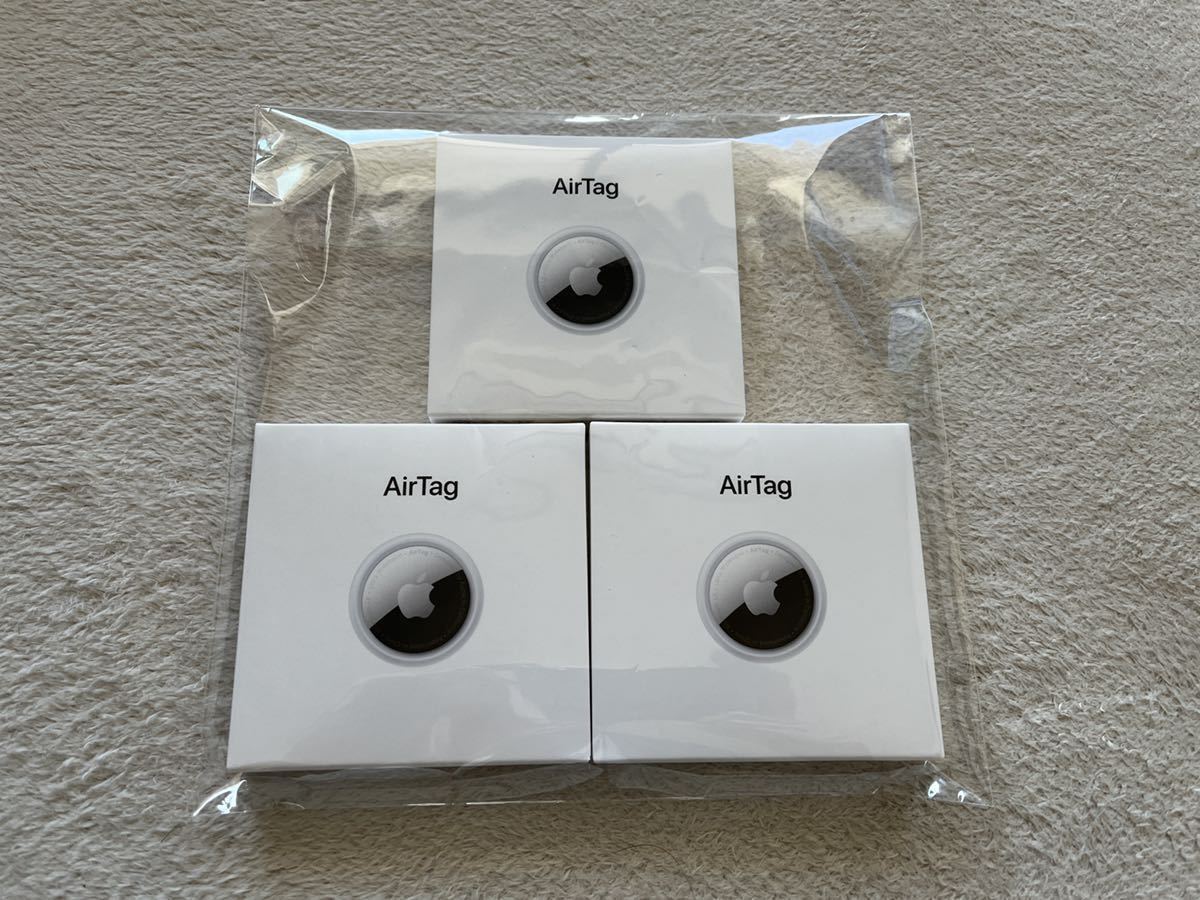 新品未開封・送料無料】Apple AirTag 1パック × 3個セット ☆ アップル