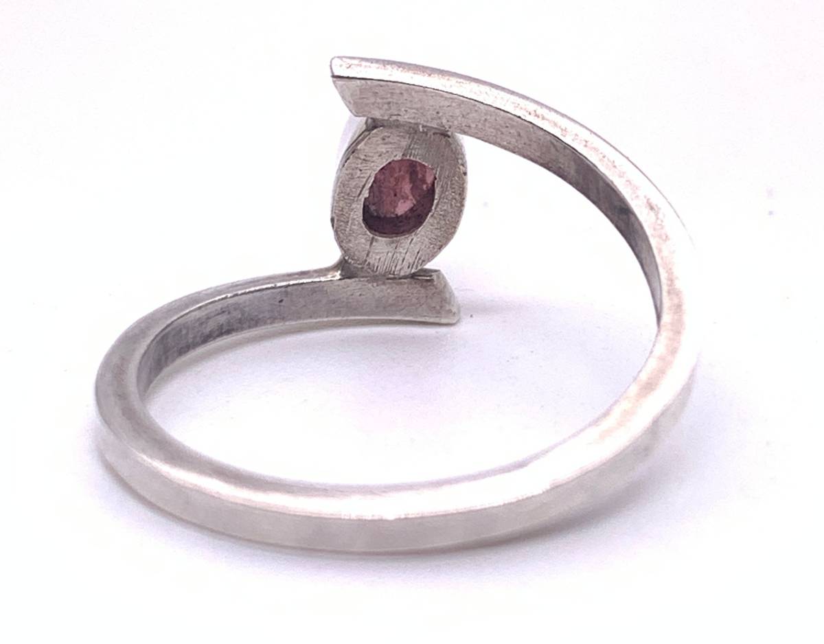  natural stone tourmaline ( electric stone )silver925 ring *13.5 number 