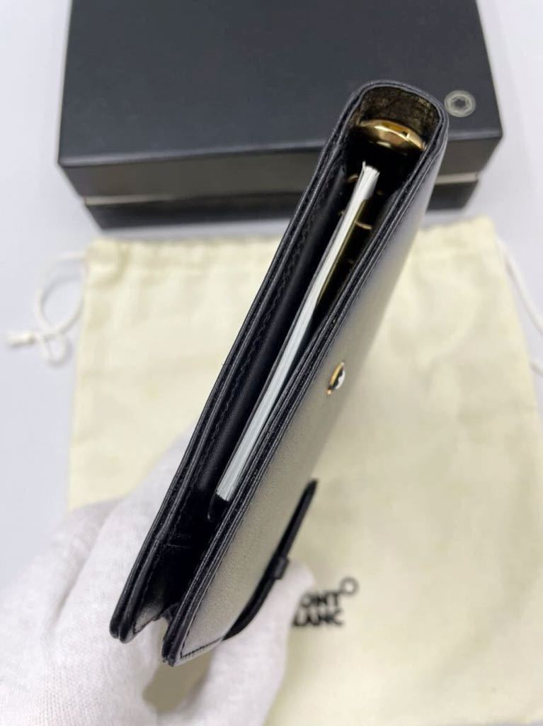 モンブラン システム手帳 ミニ6穴サイズ ブラック 極美品 マイ モンブラン システム手帳 ミニ6穴サイズ ブラック 極美品 マイ