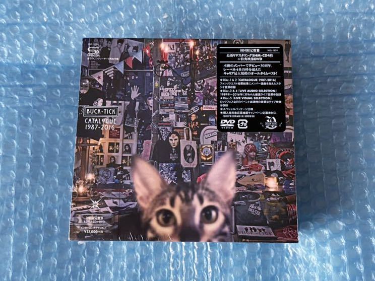 新品初回盤Bベスト(4SHM-CD+DVD) BUCK-TICK [CATALOGUE 1987-2016