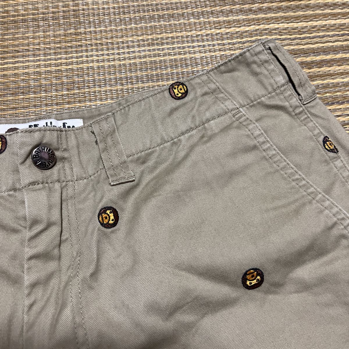 A BATHING APE BAPE KAWS BABY MILO ハーフパンツ　ショーツ　刺繍　パンツ　shorts s sta camo_画像4