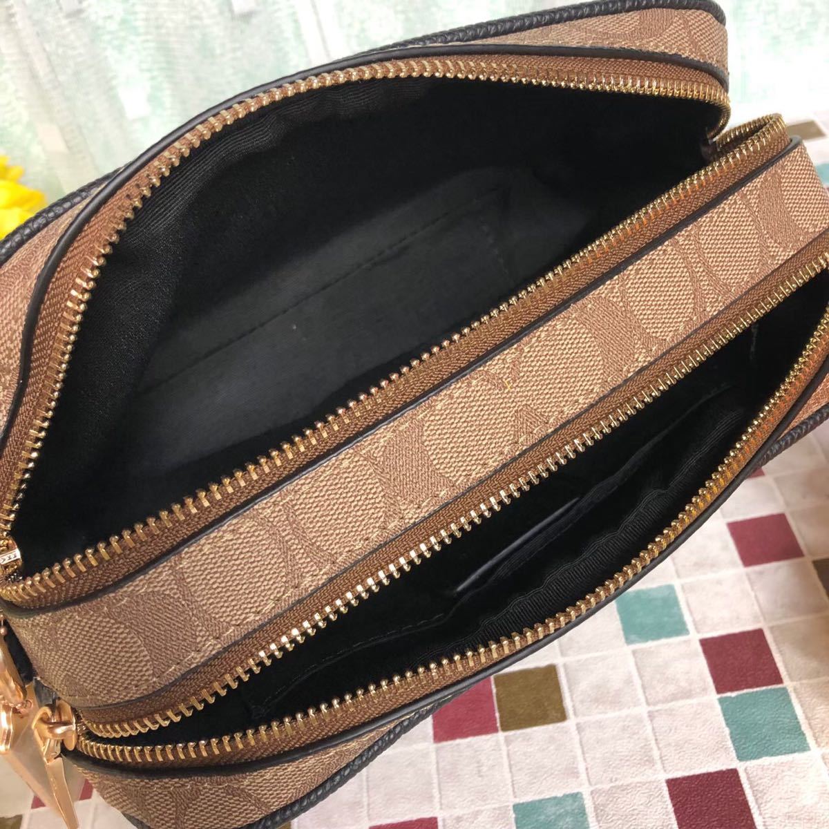 COACH コーチ ショルダーバッグ 新品 新作 ダークブラウン