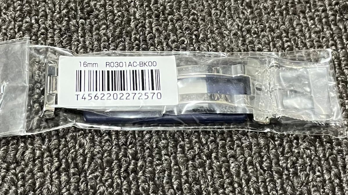グランドセイコー 純正 中留 Dバックル 16mm R0301AC-BK00 グランドセイコー 純正 中留 Dバックル 16mm R0301AC-BK00