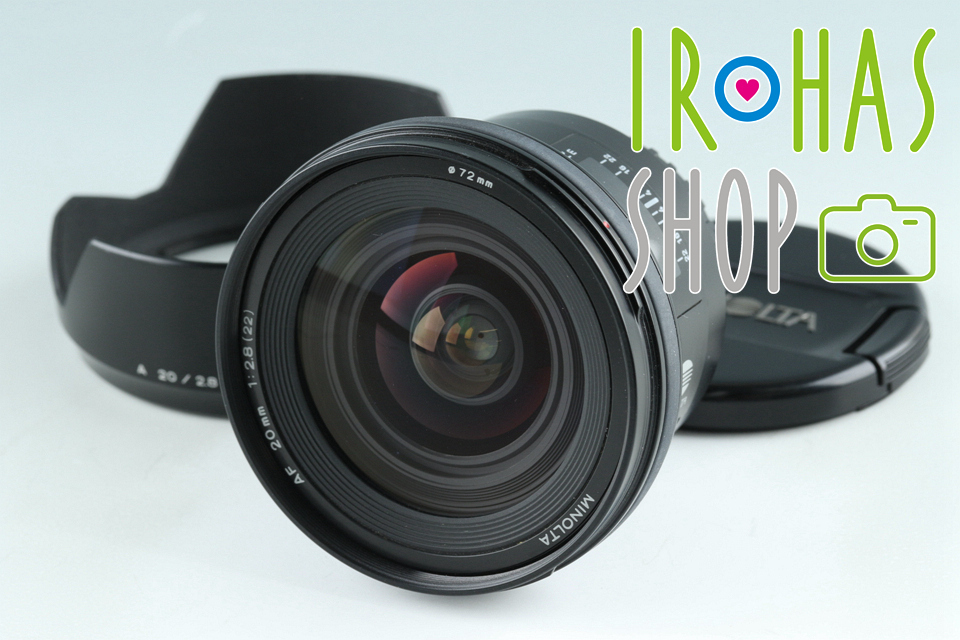 【予約受付中】 Minolta AF 20mm F/2.8 Lens for Sony AF #41646F6 ソニー、ミノルタ