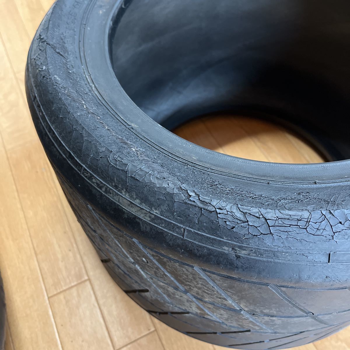 当時物 DUNLOP RACING ダンロップ レーシングスリック タイヤ 250/535