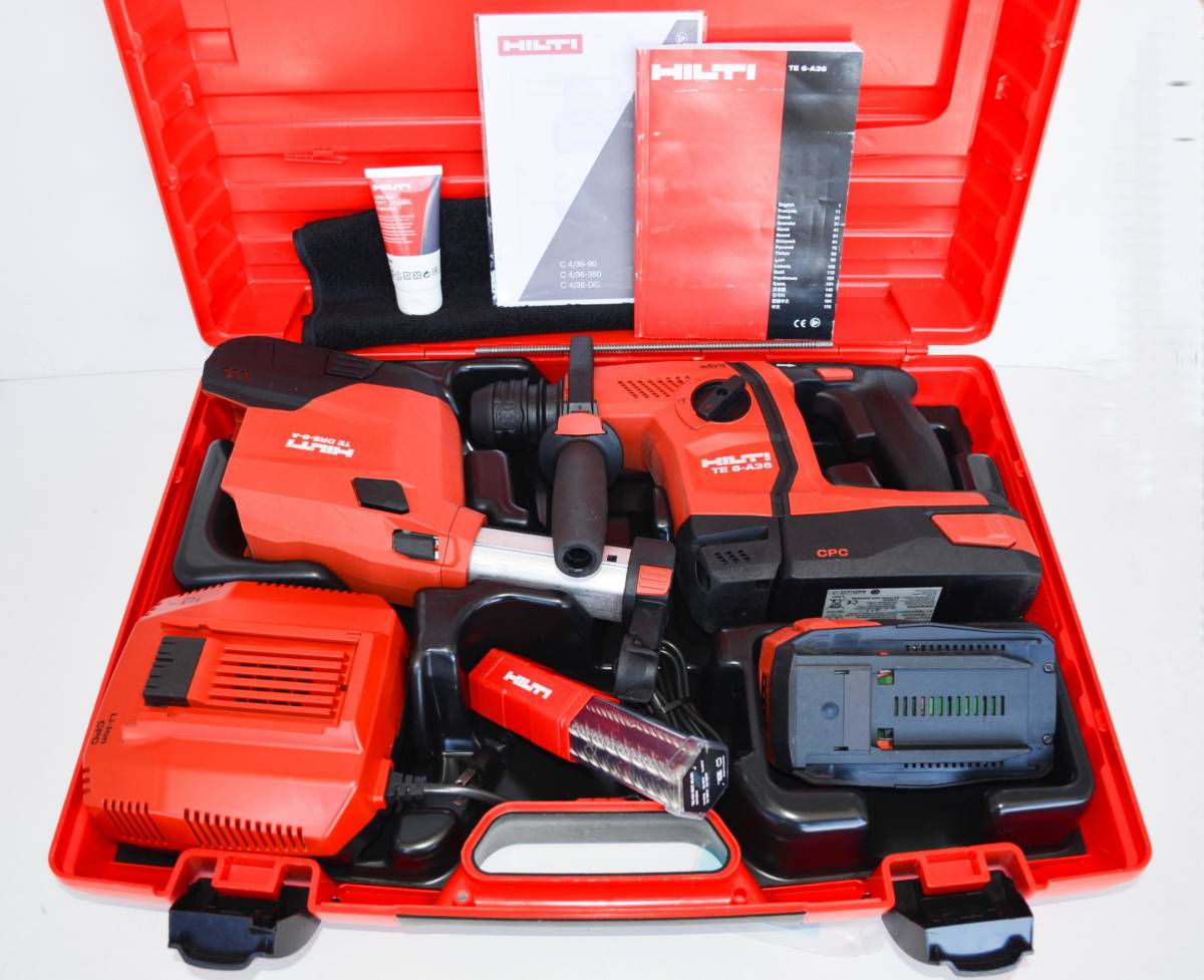 HILTI(ヒルティ)《TE6-A36 AVR 04 DRS》集じん装置付充電式ロータリー